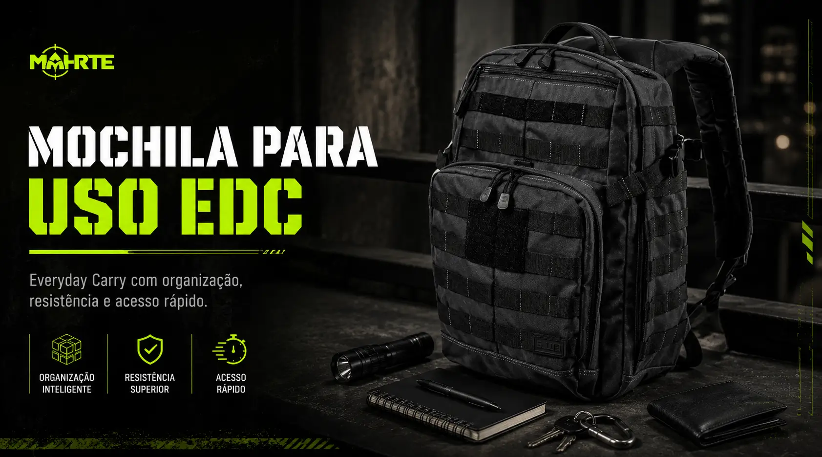 Conheça modelos de mochilas tática 5.11 para uso diário